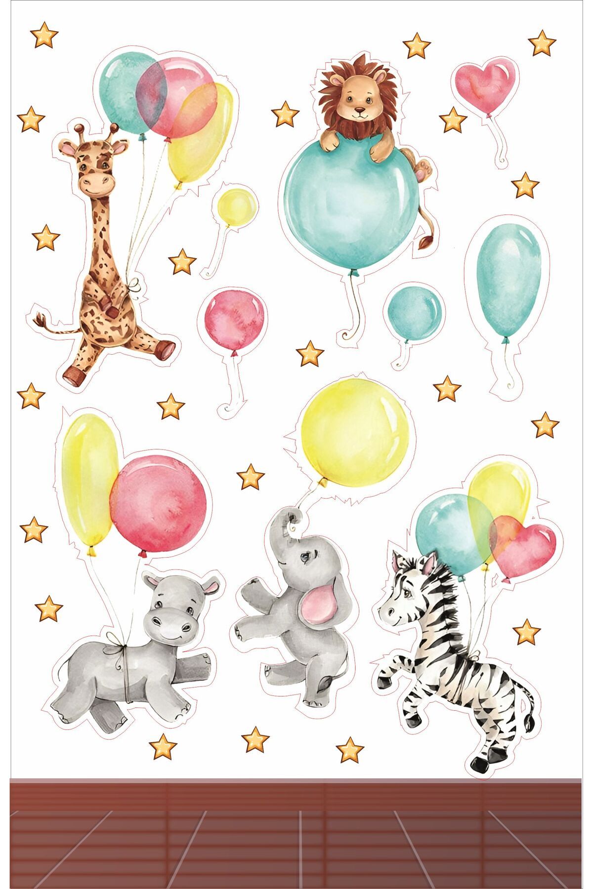 Göktuğ Hediyelik-Tema animalelor cu balon care zboară 1