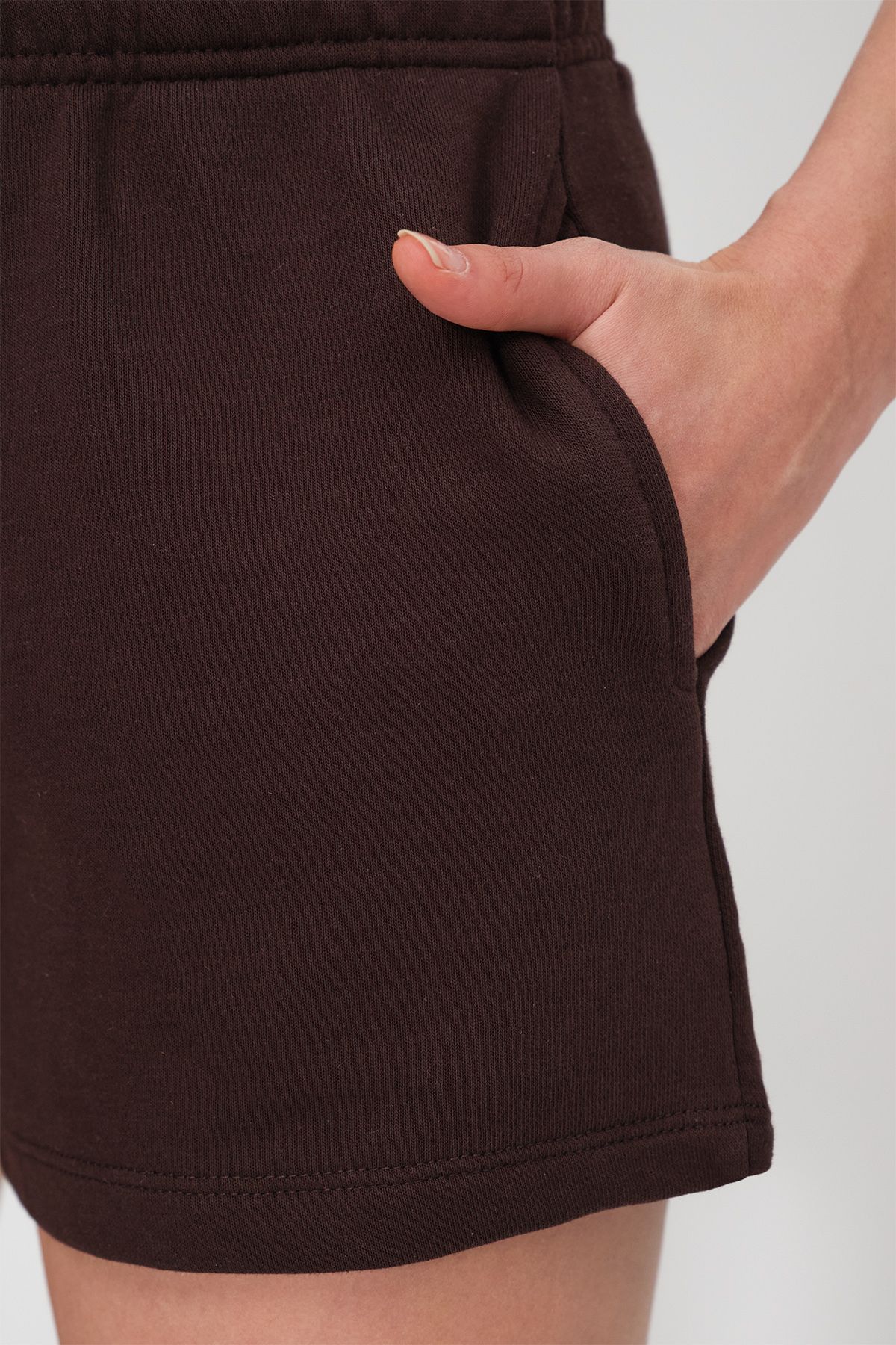 Addax-Shorts with Elastic Waist and Pockets Ş1010-N12 3