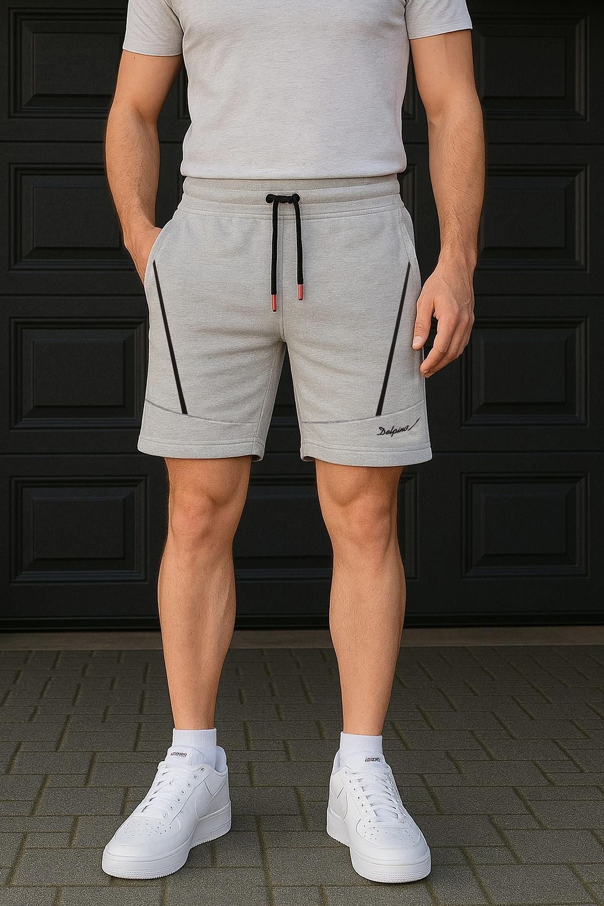 Delpino Pantaloni Scurți Pentru Bărbați Sports Cut Masculin - 2XL