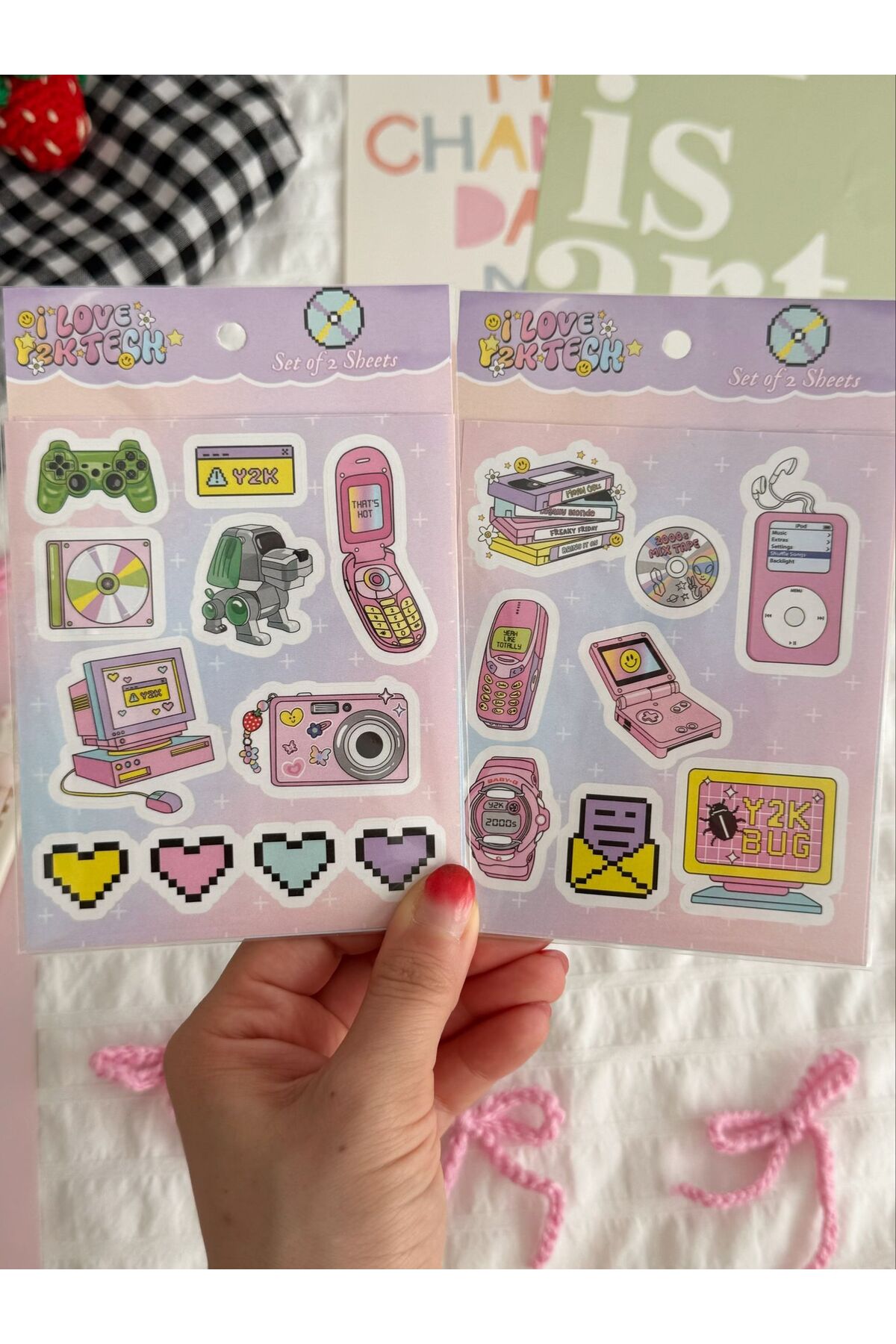 Planet Butik Love Y2k Sheet 2li Sayfa Sticker - Fiyatı, Yorumları