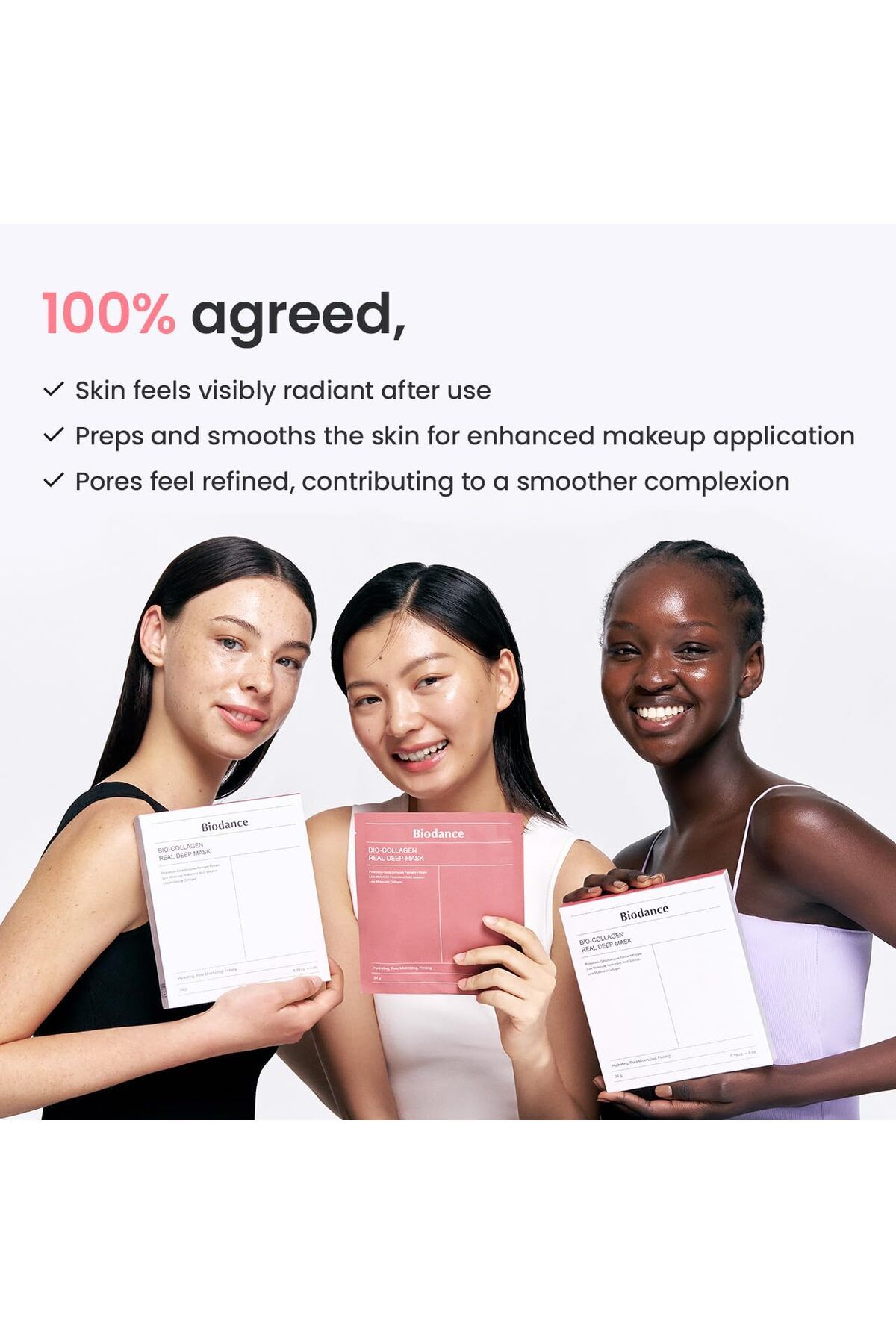 Biodance-Bio Collagen Real Deep Mask – Moisturizing Facial Sheet Mask with Nucleic Separation Collagen 4