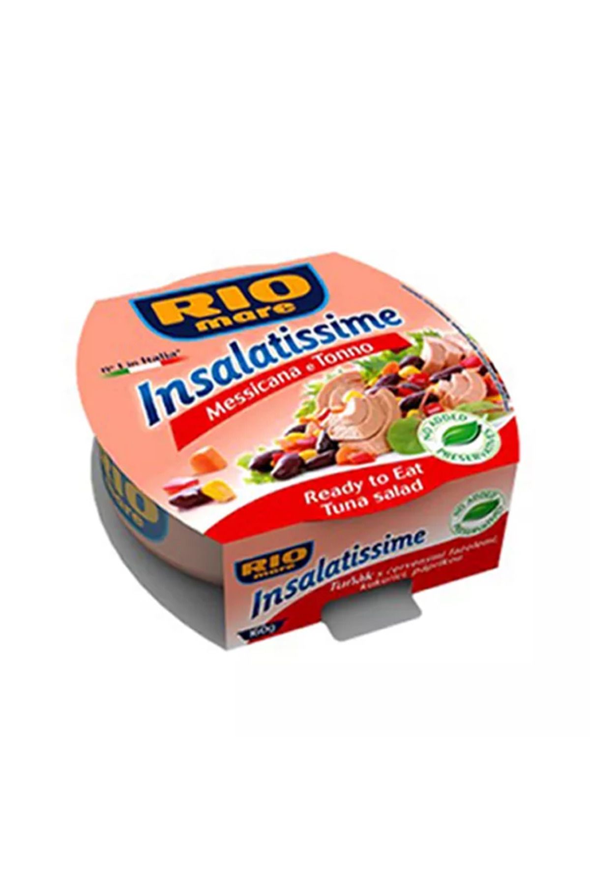 RIO MARE Salată Cu Ton Mexican, 160 G – Gust Mexican Autentic - One Size