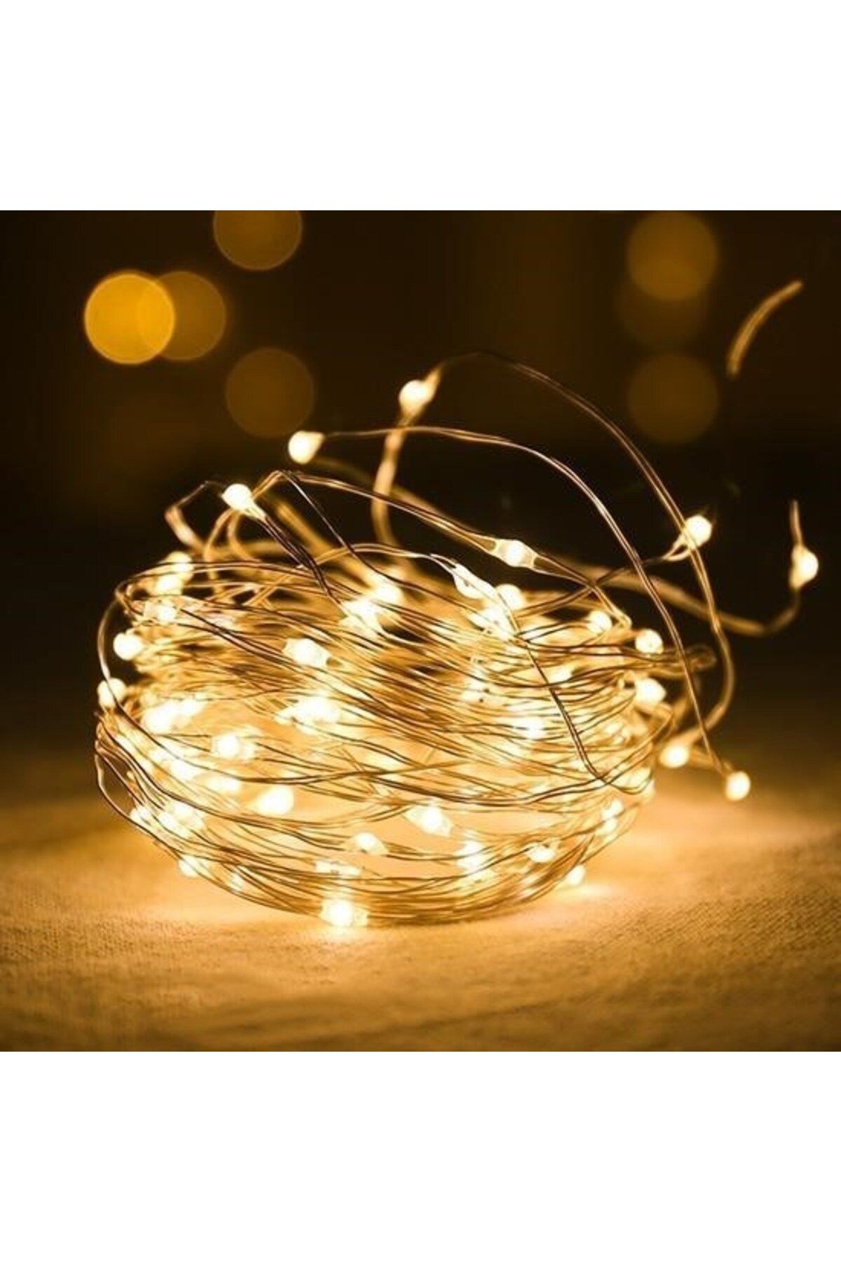 blueb ® Peri Led Işık 28 Ledli 3 Metre Sarı Led Şerit Aydınlatma Spot Led