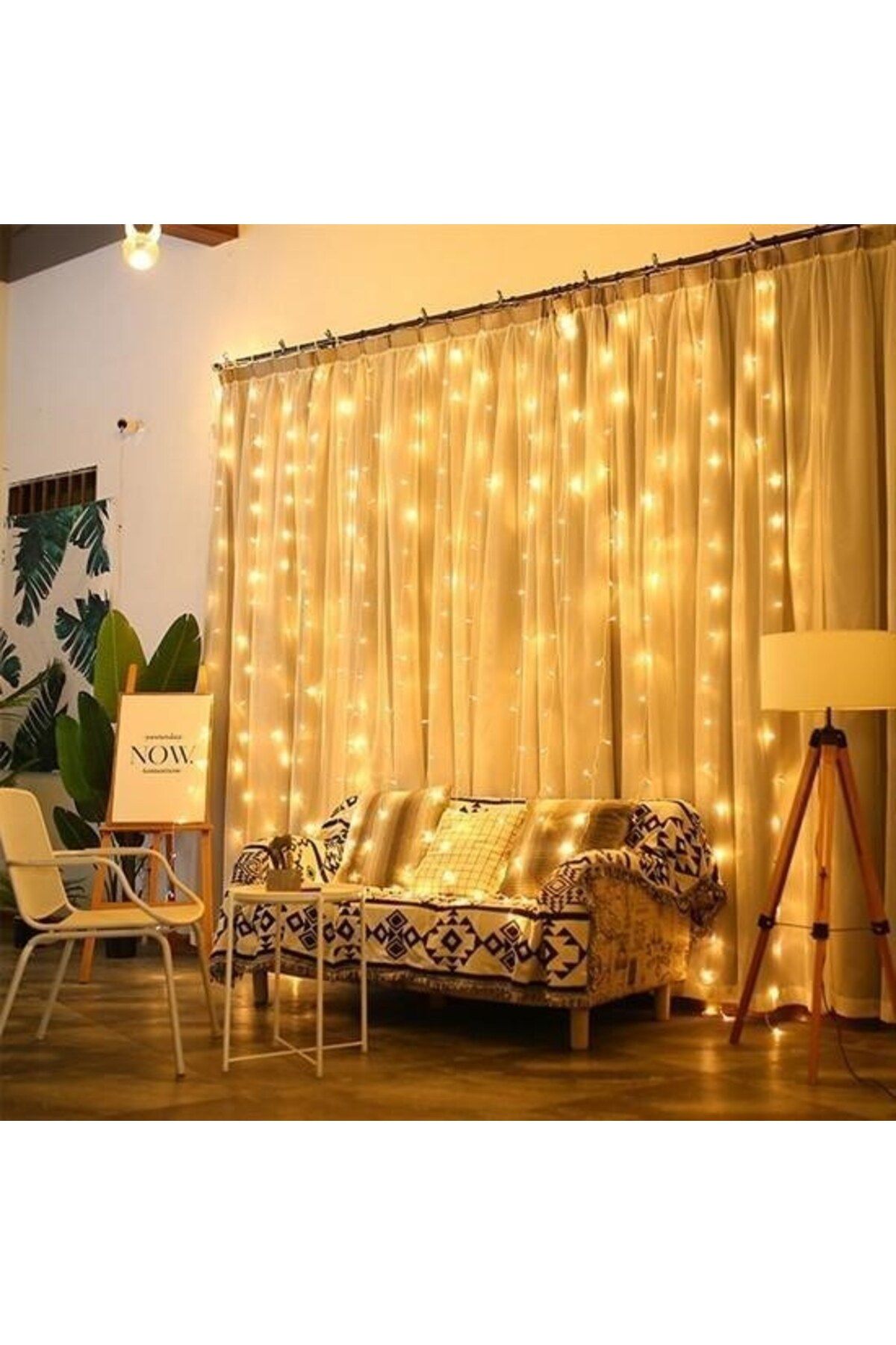 blueb ® 2x2 Metre 320 Led 8 Fonskiyonlu Dekoratif Led Günışığı Perde
