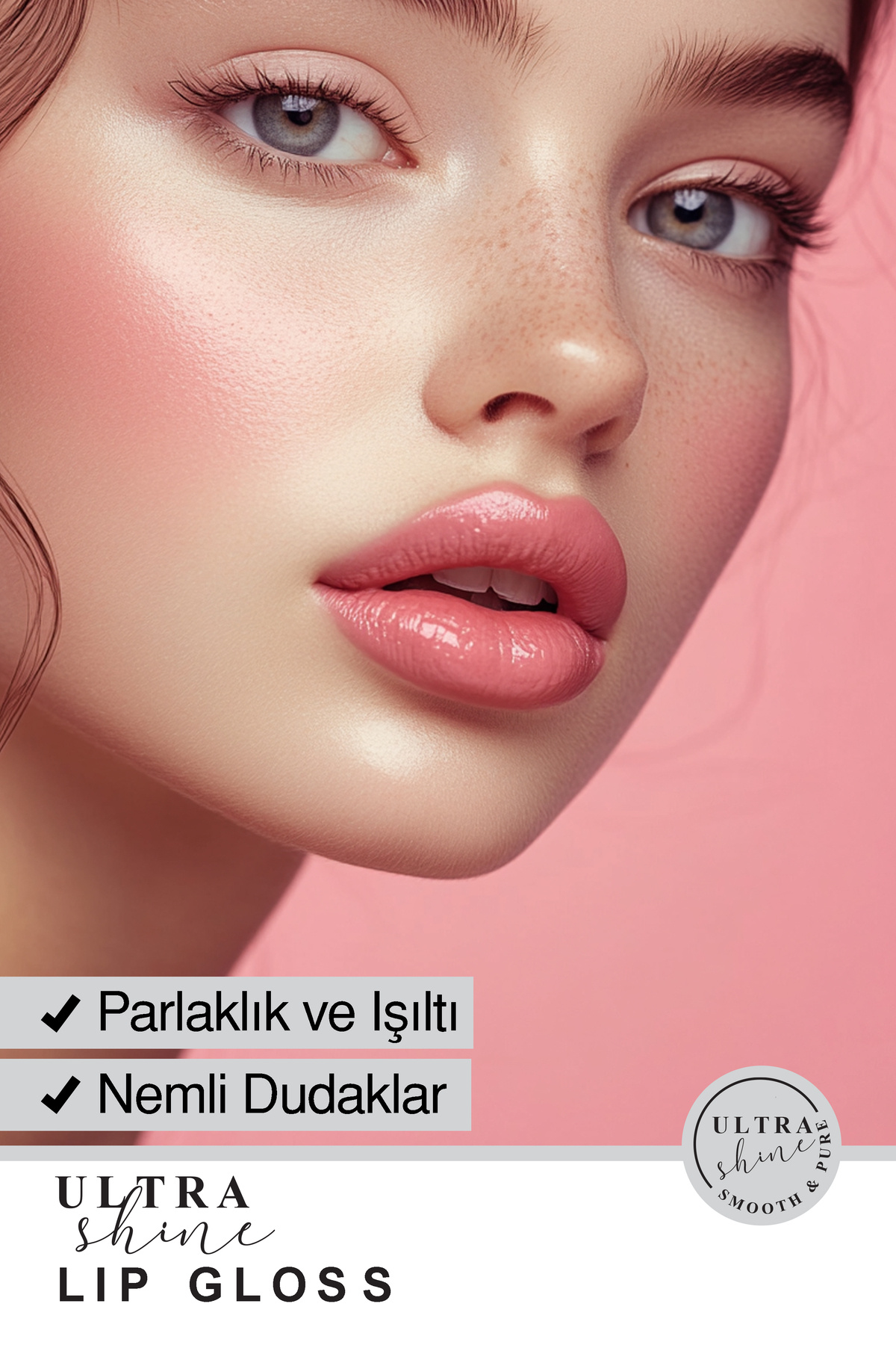 رژ لب صورتی Ultra Shine 10 میلی لیتری — NRM348 — تصویر 4 از 4