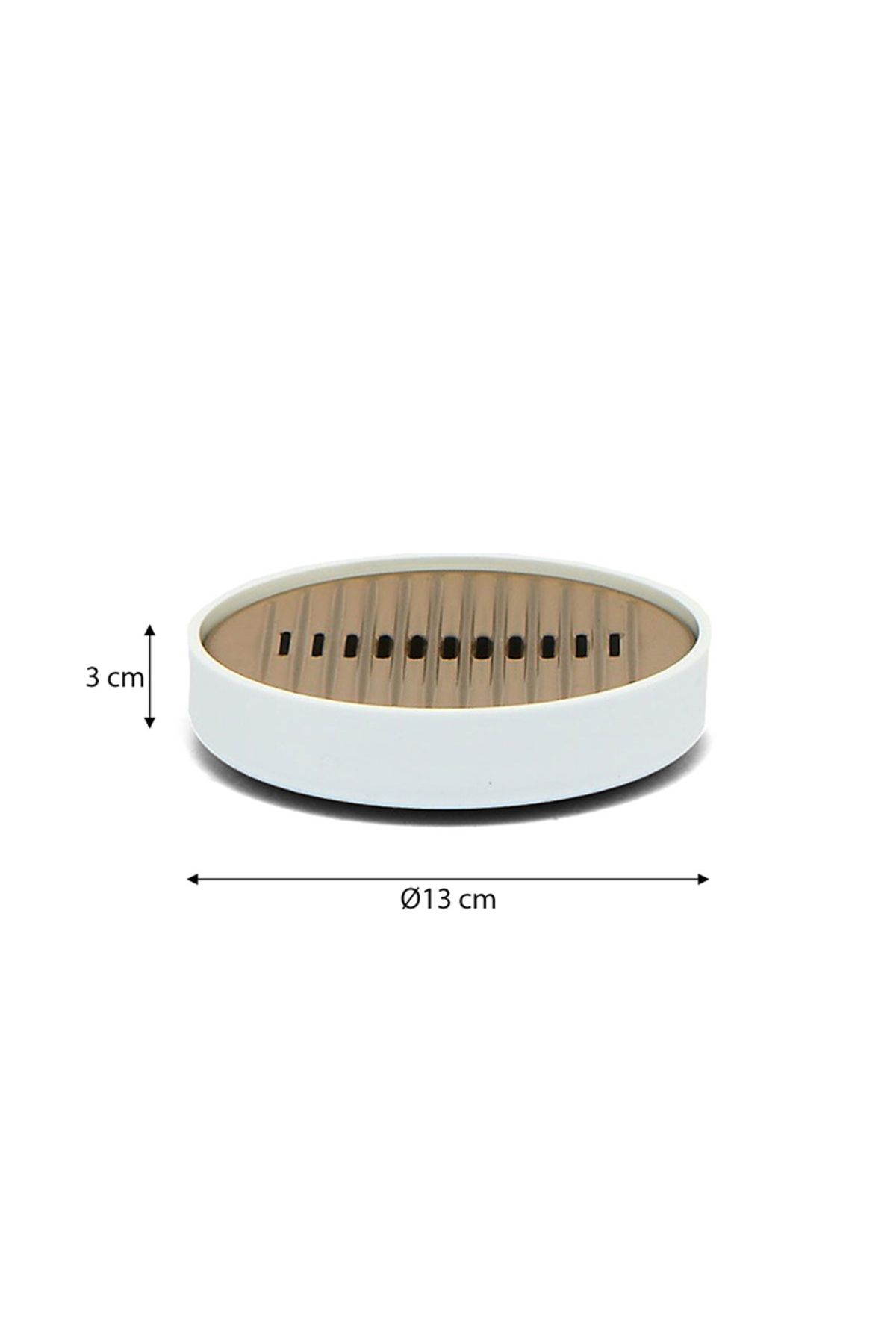 Prima Nova-Lenox Soap Dish White-Gold Plated 4