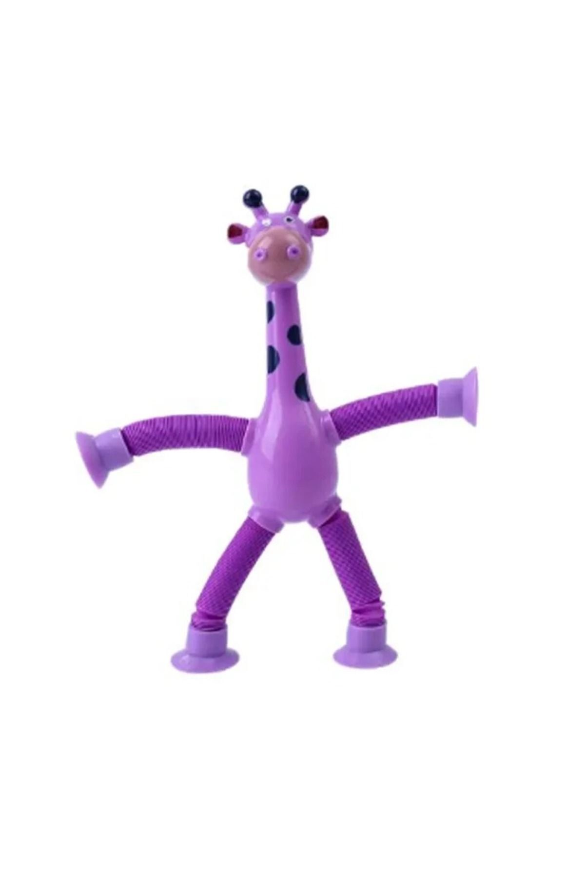 بازیافت بازشونده لوله‌ای آفتاب‌پرست با پایه مکنده برای نوزادان، ۳ تکه – رنگارنگ