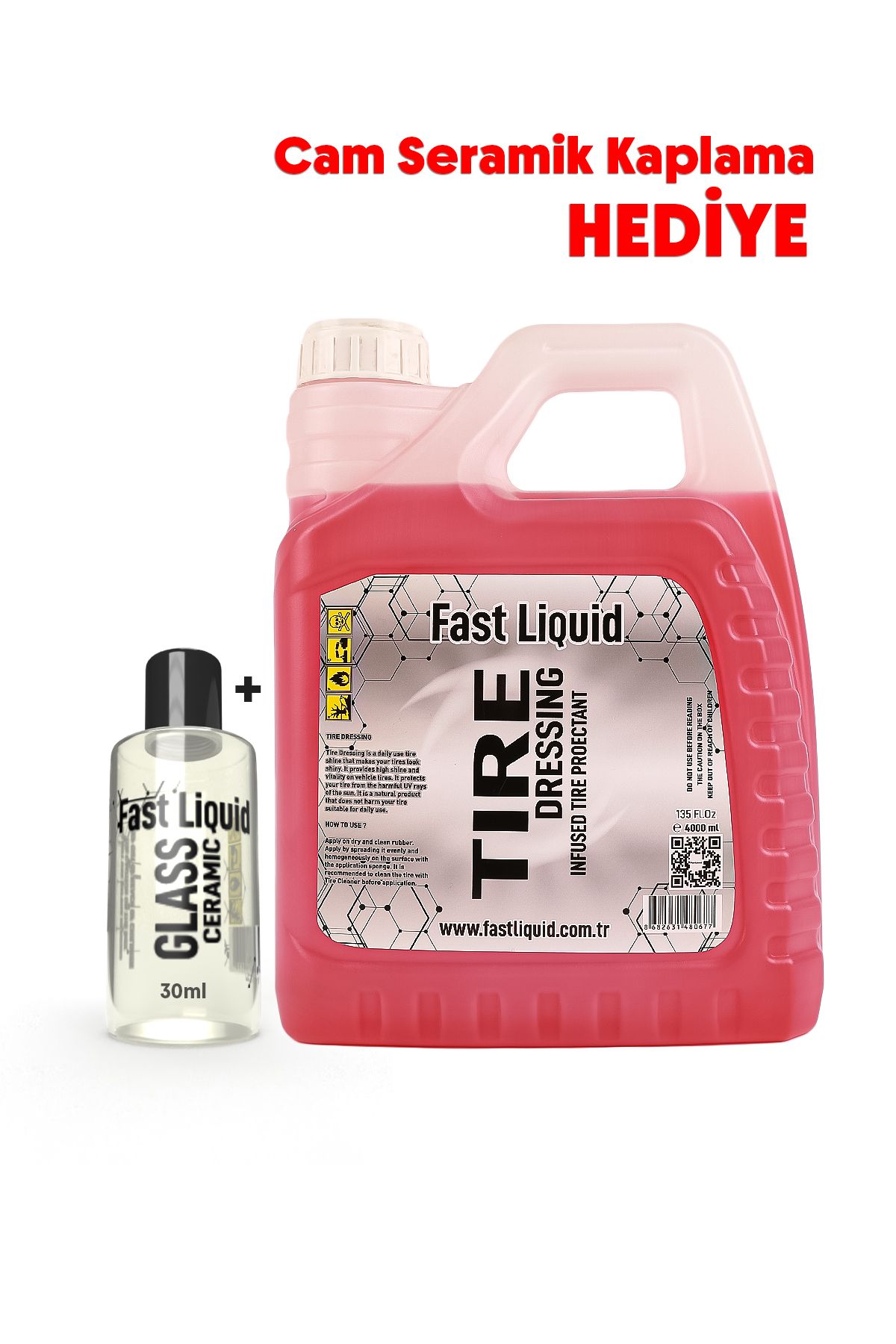 Lastik Parlatıcı 4 Lt Yüksek Parlaklık & Islak Görünüm
