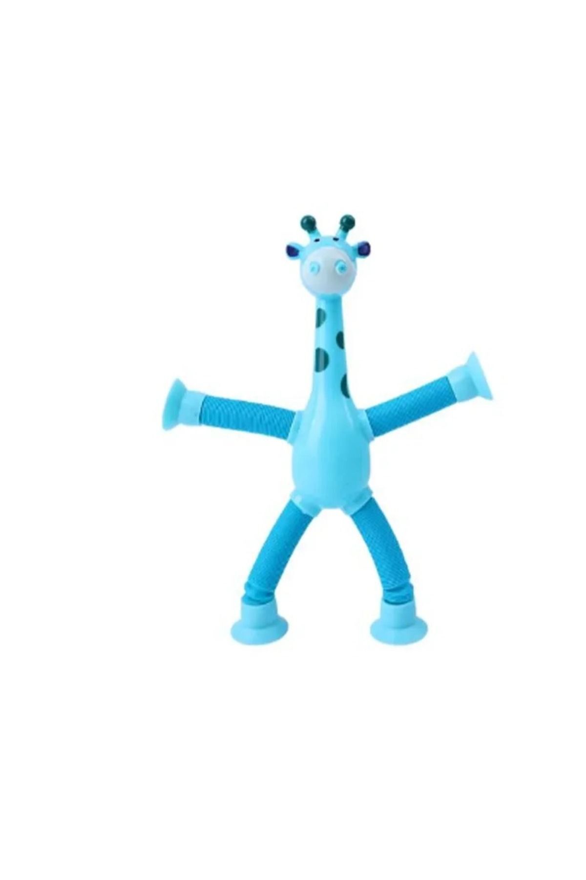 بازیافت بازشونده لوله‌ای آفتاب‌پرست با پایه مکنده برای نوزادان، ۳ تکه – رنگارنگ