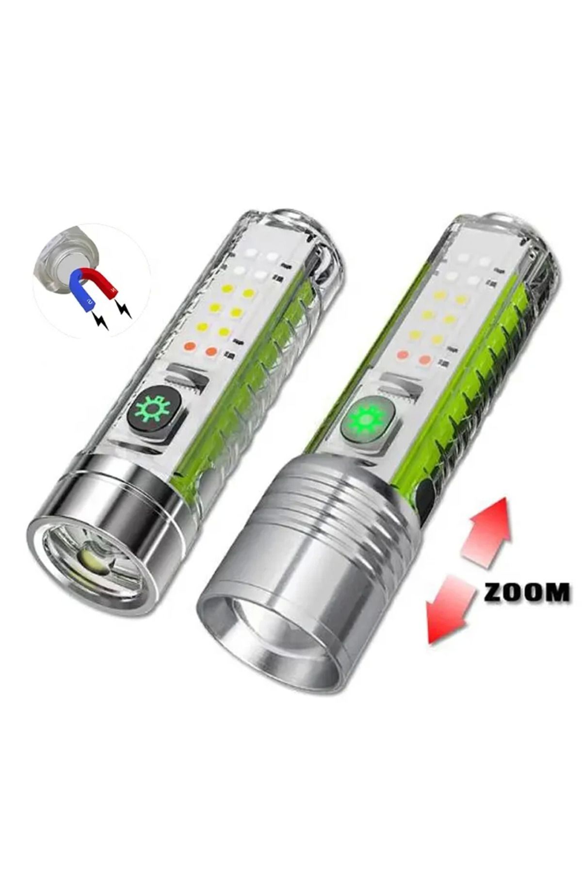 Easy Tedarik 2023 Seri 8 Mod Şarjlı Yeni Nesil El Feneri Wt-609