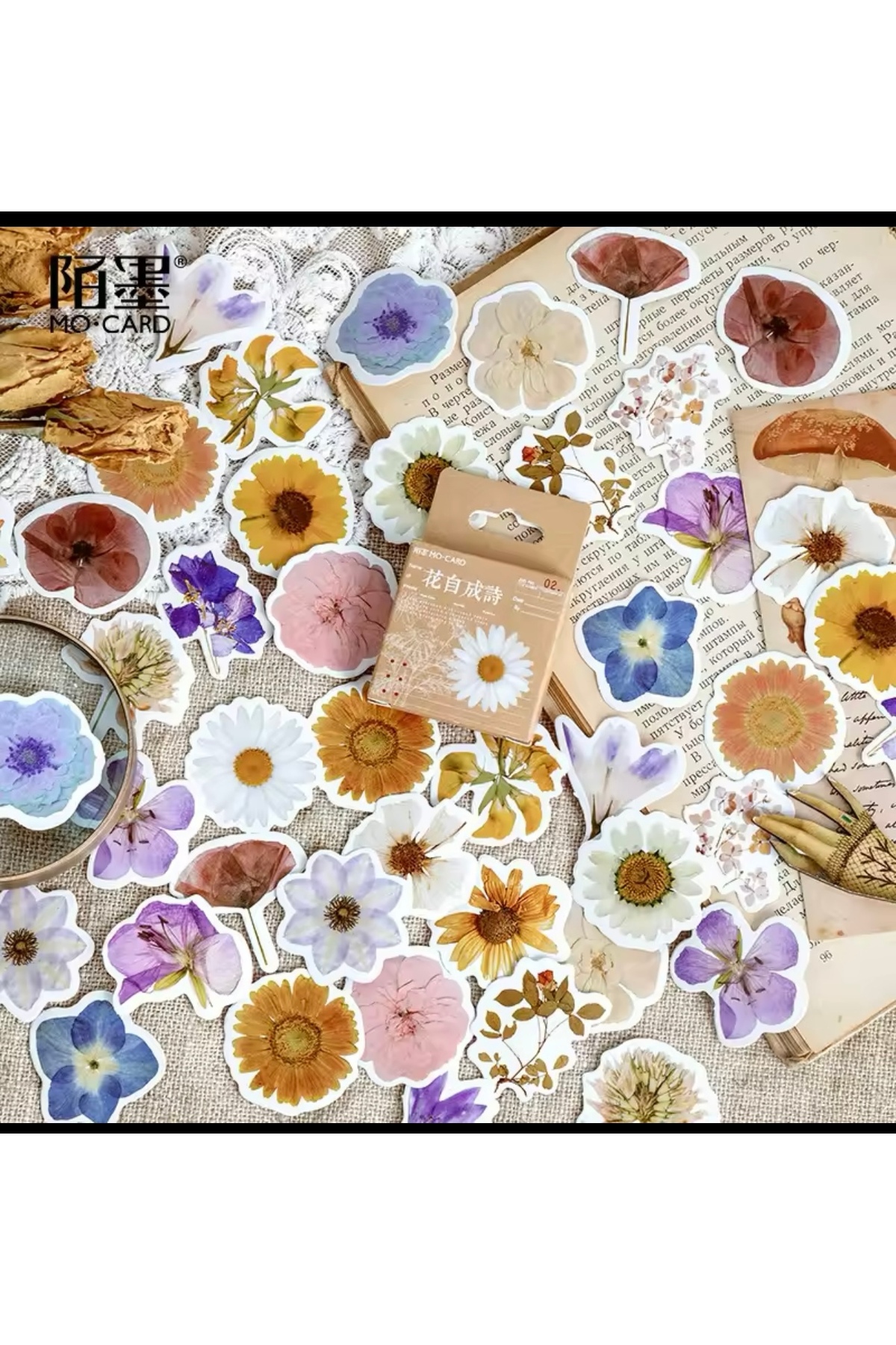 Padme studio Sticker Çiçek Desenli 46 adet Sticker - Fiyatı, Yorumları