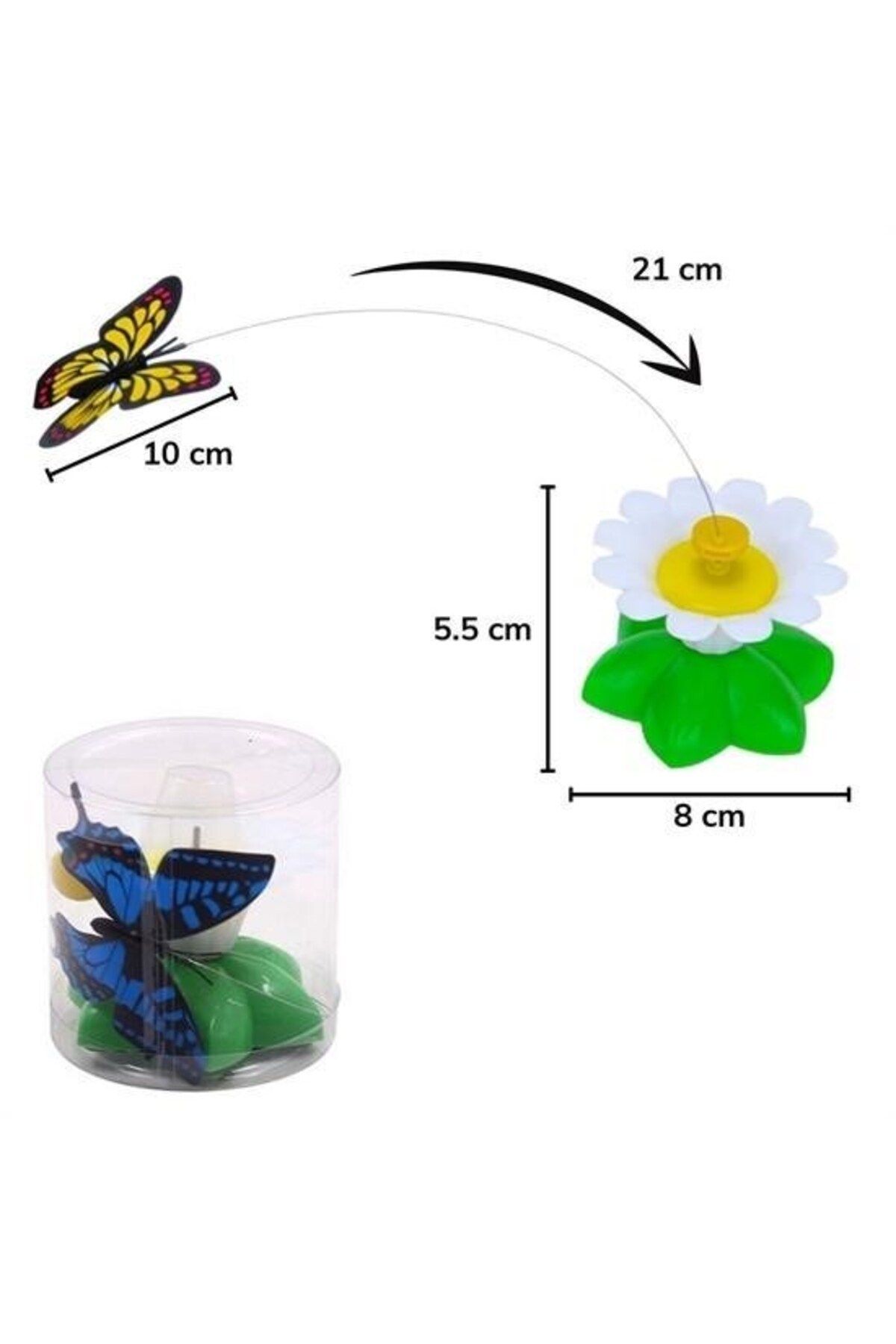 Belle Fusion-Animated Rotating Butterfly - Cat Toy (Battery Operated) 5