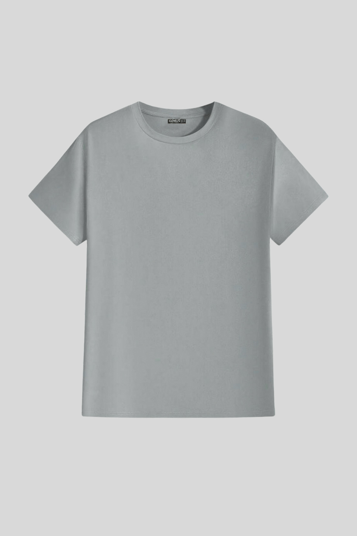 GENIUS STORE-Men's T-Shirt Standard Fit Basic Crew Neck T-Shirt Basic-Manless1 1