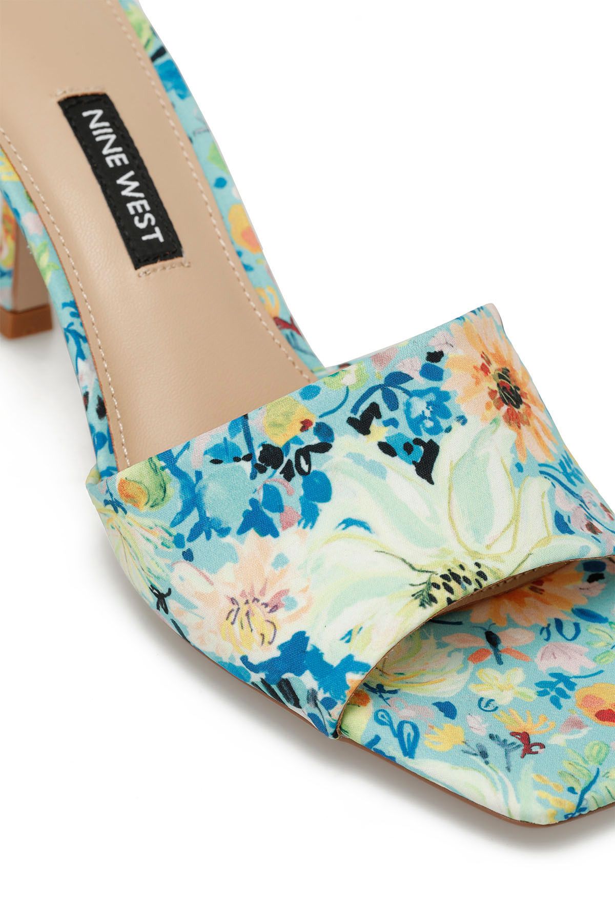 Nine West-شبشب بكعب نسائي أزرق من DERONA2 3FX 7
