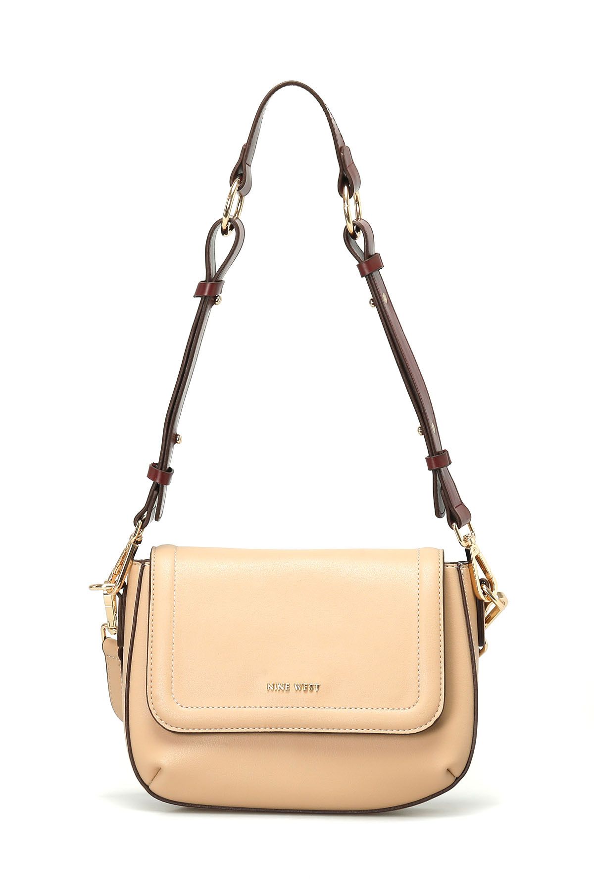 Nine West-MAGRETA 4PR - حقيبة كتف نسائية كريمية 1