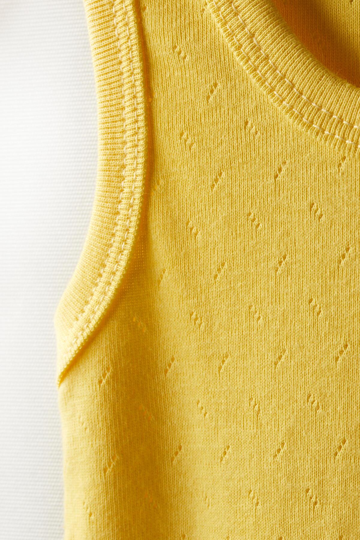 Tiffany Baby %100 Pamuk Nefes Alan Jakarlı Bebek Atlet Badi 0 36 Ay fotoğrafı 4 (önizleme)