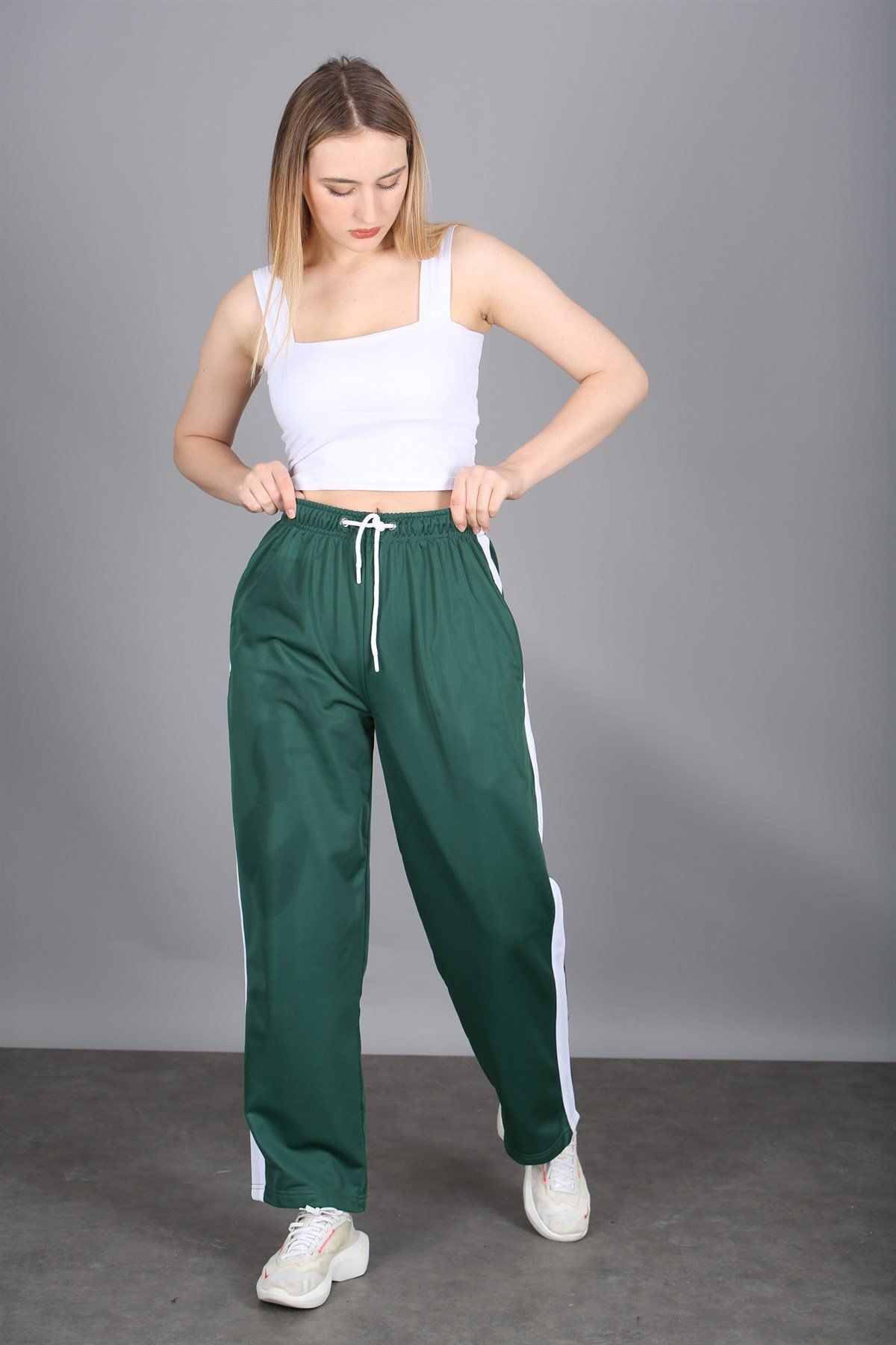 Madmext-Teplákové soupravy Mad Girls Green Volný střih Mg1294 5