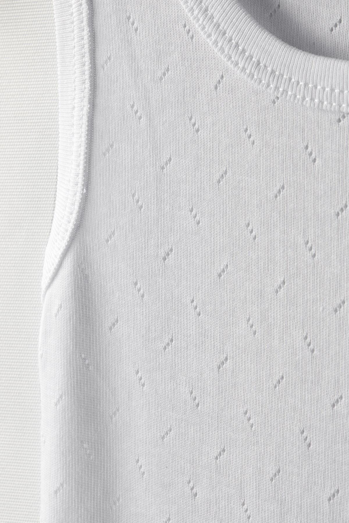 Tiffany Baby %100 Pamuk Nefes Alan Jakarlı Bebek Atlet Badi 0 36 Ay fotoğrafı 3 (önizleme)