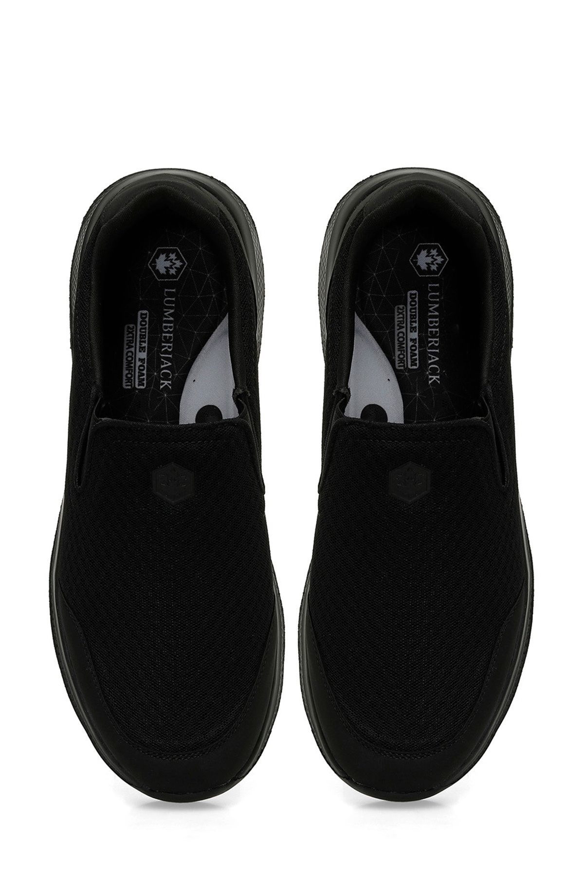 lumberjack-JUSTIN 4PR Μαύρο Ανδρικό Slip On 4