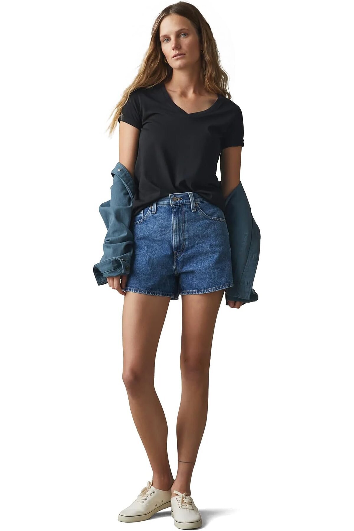 GIORGINA FERRI  3'lü Kutu Premium Kadın V Yaka Tee T-shirt Rosie - Görsel 3