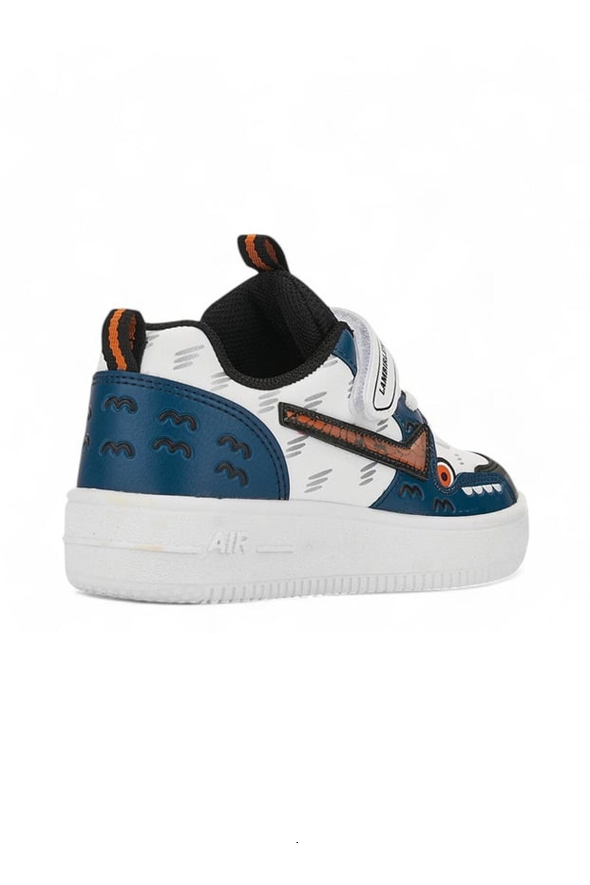 İmerShoes-Unisex Kids Petrol White Sports Shoes Orthopedic Rubber Lacing Velcro Non-Slip Sole Sneaker 033 3