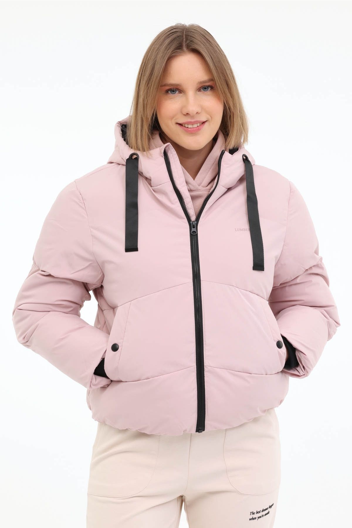 lumberjack Wl Nora 4pr Palton Scurt Pentru Femei Roz - 2- 212171010 Femeie - L