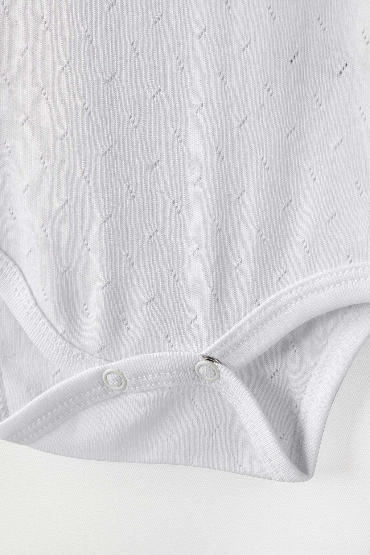 Tiffany Baby %100 Pamuk Nefes Alan Jakarlı Bebek Atlet Badi 0 36 Ay fotoğrafı 2 (önizleme)