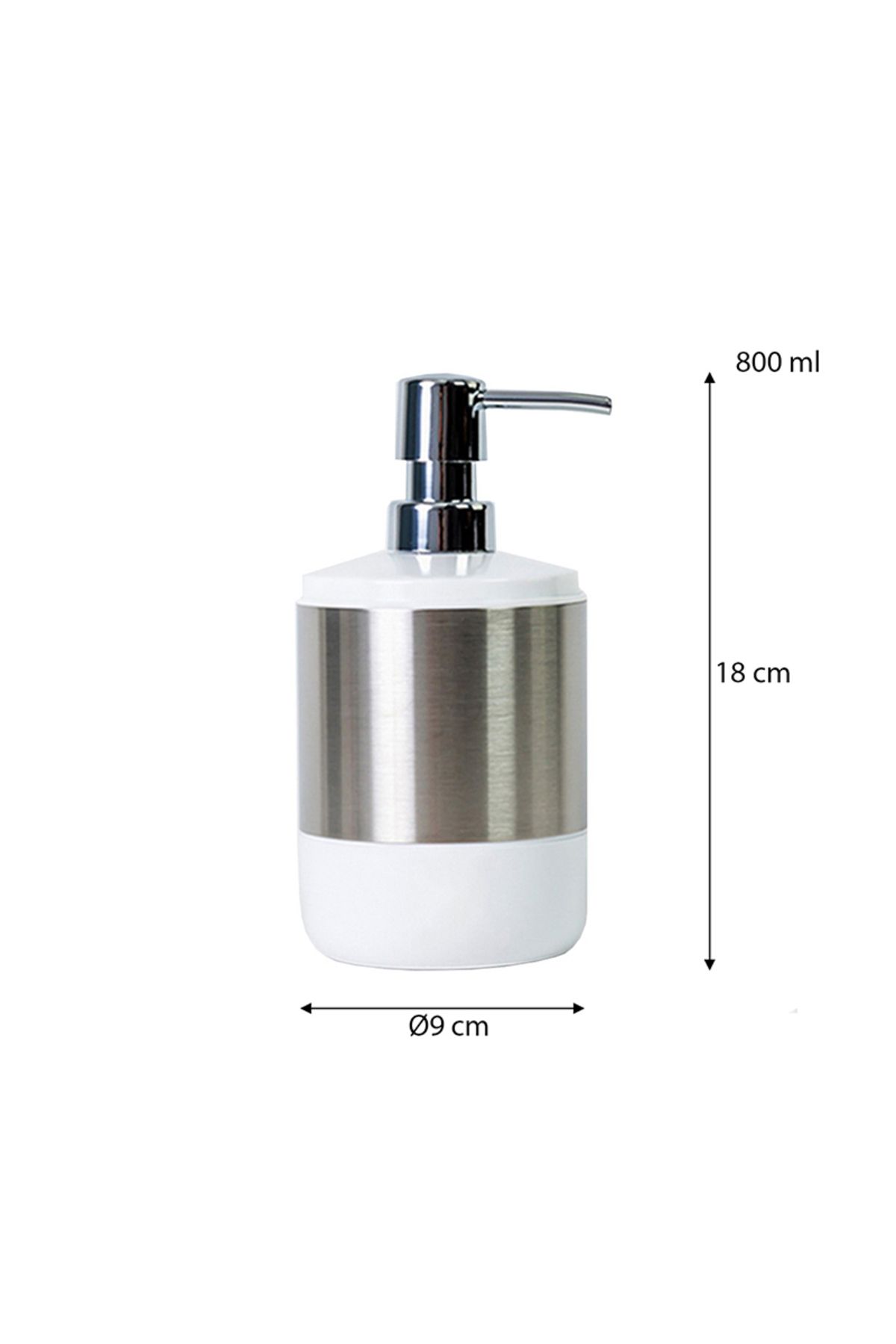 Prima Nova-Lima XL Liquid Soap Dispenser-White 3
