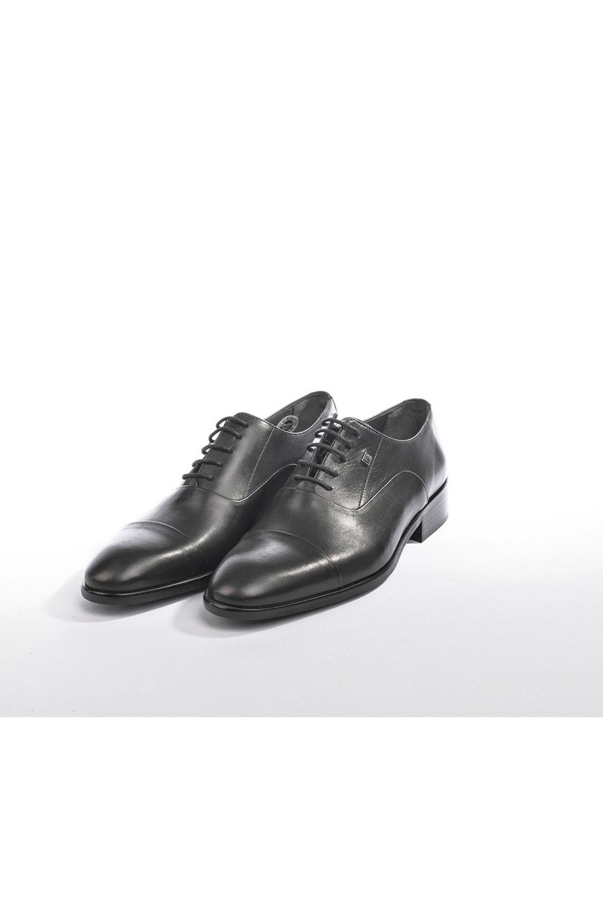 Fosco-7603 Men's Black Skin Matte Genuine Leather Grooming Laced Size 45 Shiny Classic Daily Stylish Shoes 1