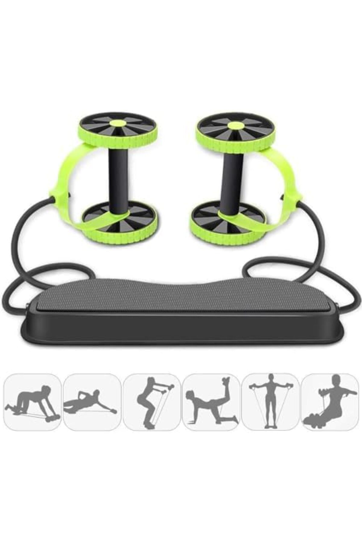 جهاز تدريب عضلات البطن متعدد الوظائف - أخضر