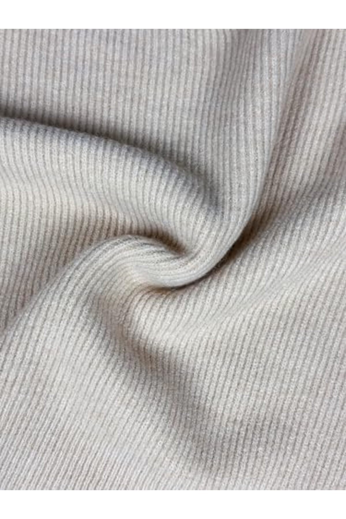 سترة بيج مضلعة برقبة على شكل حرف V للنساء والفتيات من BUNCA