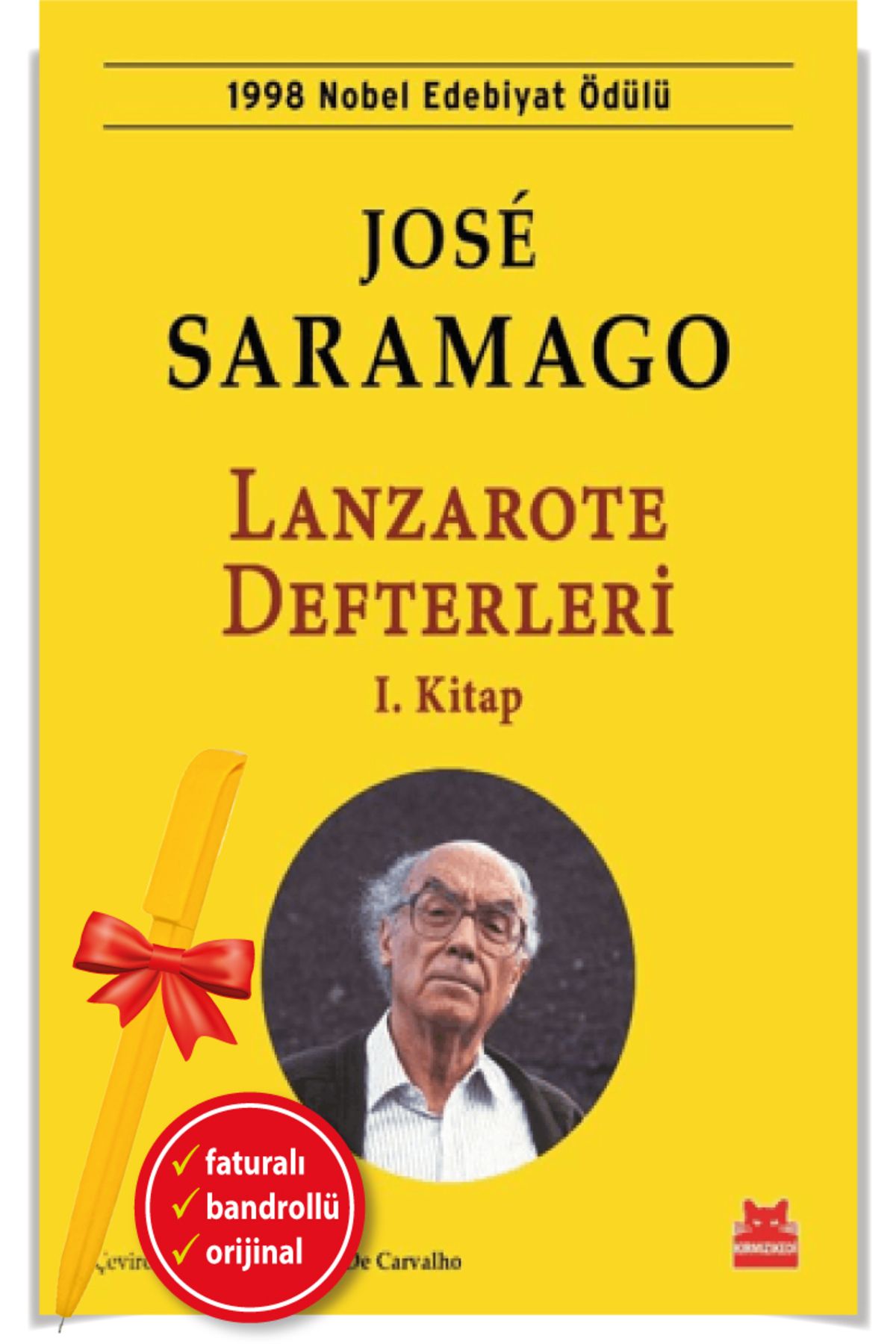 Kırmızı Kedi Yayınları Alfa Kalem+Lanzarote Defterleri 1.Kitap (Jose Saramago) YENİ-Kırmızı Kedi