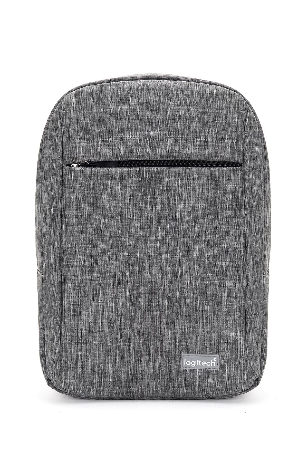 logitech-Original 15.6" Inch Notebook Laptop Suitcase Strap Fabric Computer Business Daily Use Gray Backpack 2