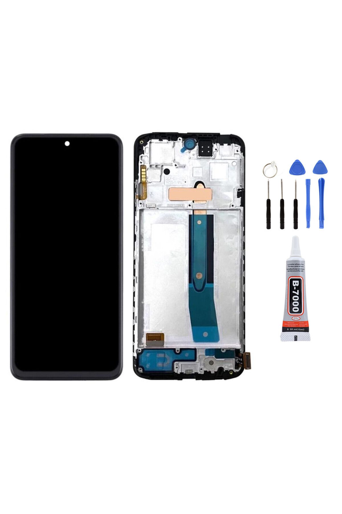 TamirCep Xiaomi Redmi Note 11S Çıtalı Oled Uyumlu Ekran Lcd Dokunmatik Tamir Seti Hediyeli