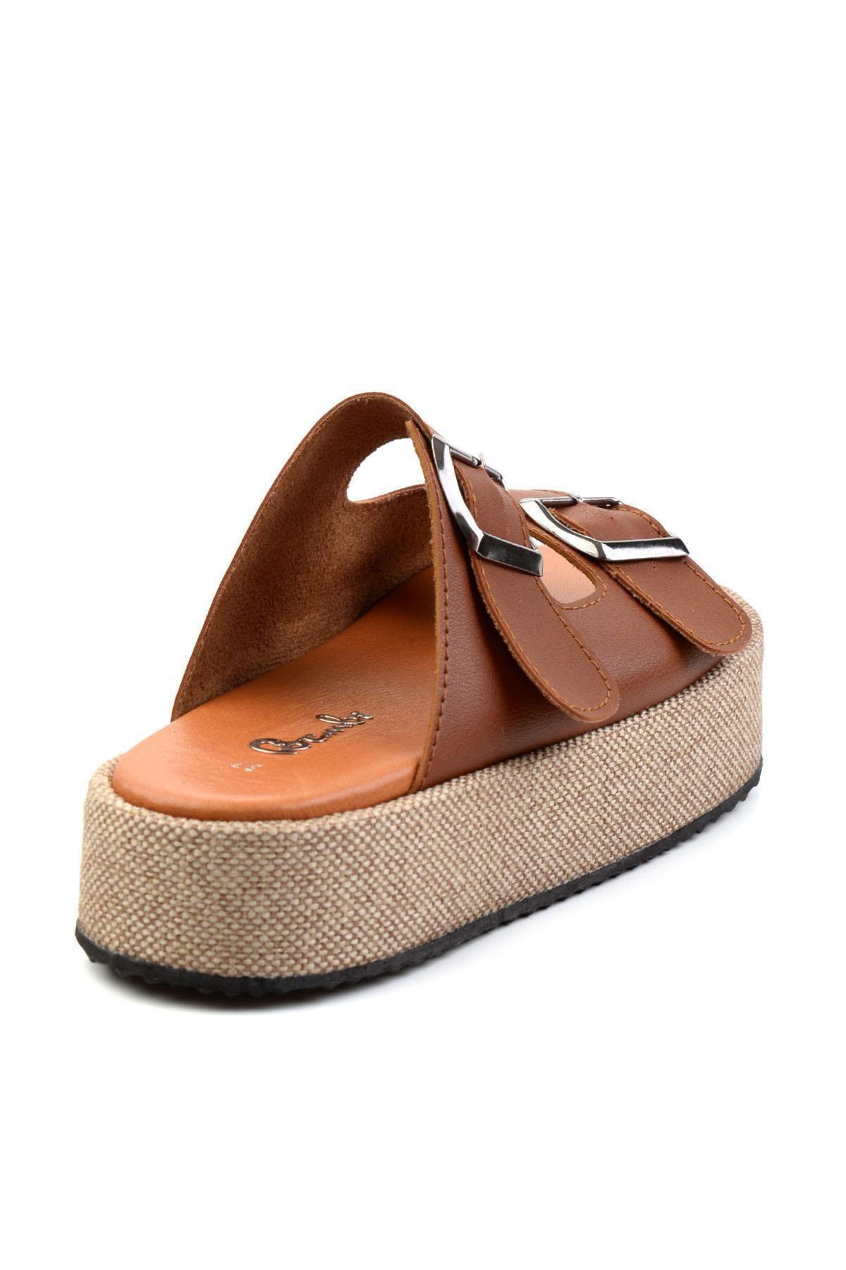 Bambi-Taba Leather Women's Slippers K04423050103 3