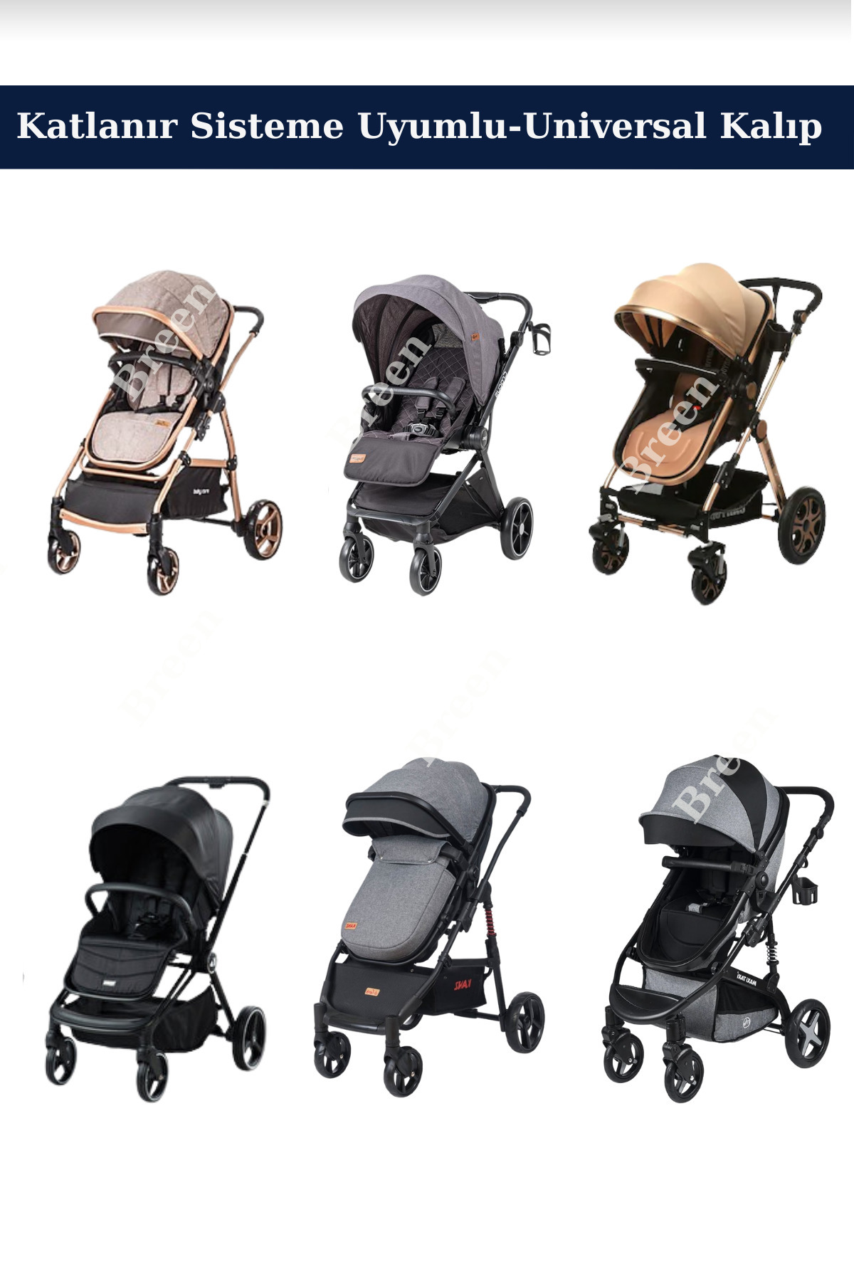 Breen-Black Travel Stroller Carriage Bag, Stroller Storage Pouch, Waterproof Travel Bag 4