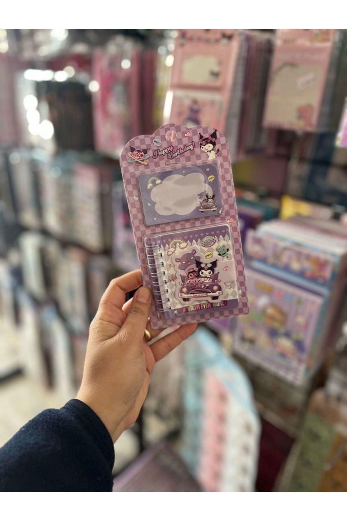 EyER Shoping-Kuromi Adhesive Index Note Paper Purple 1