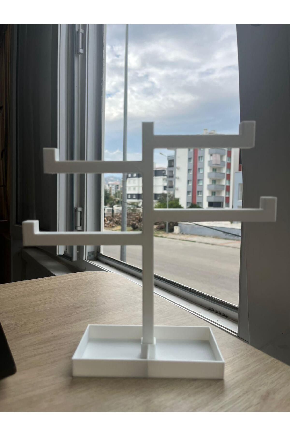 Filkorium3D Minimalist Takı ve Kolye Standı - Zarif Düzenleyici - Dekoratif Kolye ve Takı Standı - Dikey Stand
