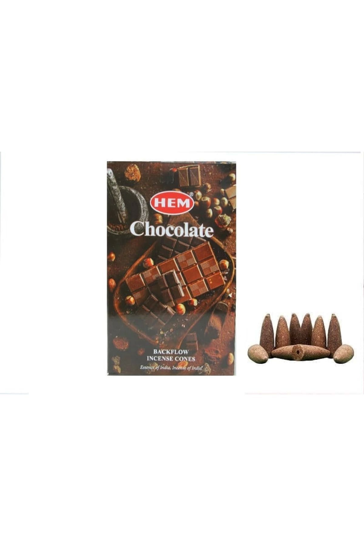 Robinanka Chocolate Back Flow Cones 10'lu
