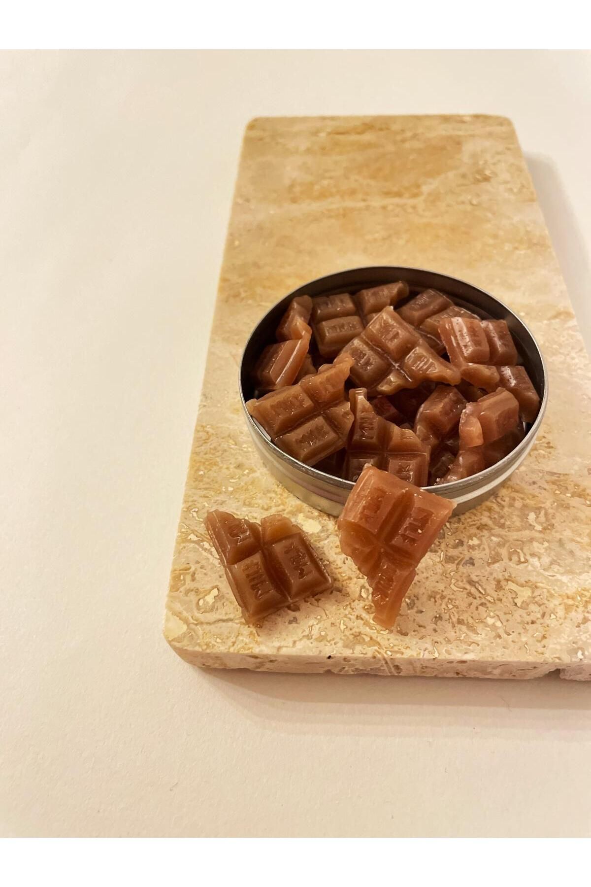 The Cloudish Shop Metal Kutuda Kahve Kokulu Buhurdanlık Mumu 15 Adet çikolata parçası şekilli - WAX MELTS