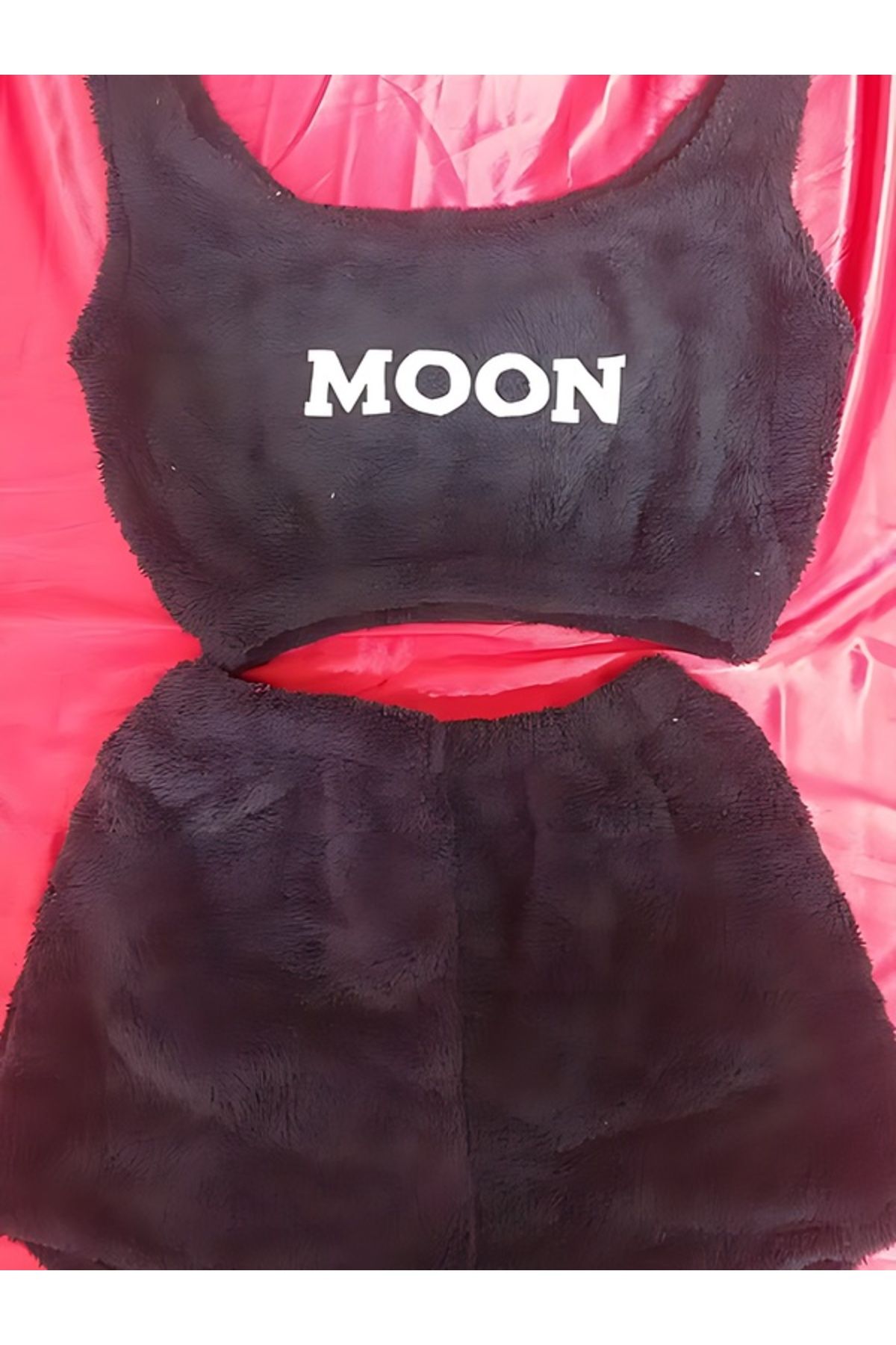 PEMBİŞ HOMEWEAR PELUŞ ŞORT TAKIM