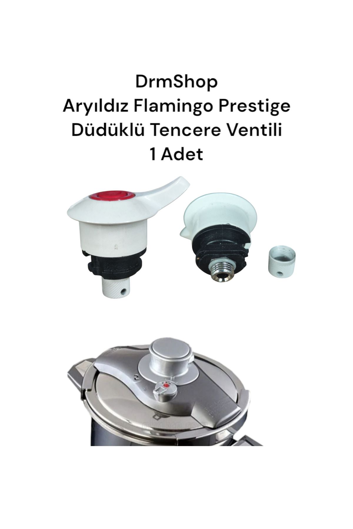 shopdrm Ar`yıldız Flamingo Prestige Düdüklü Tencere Ventili