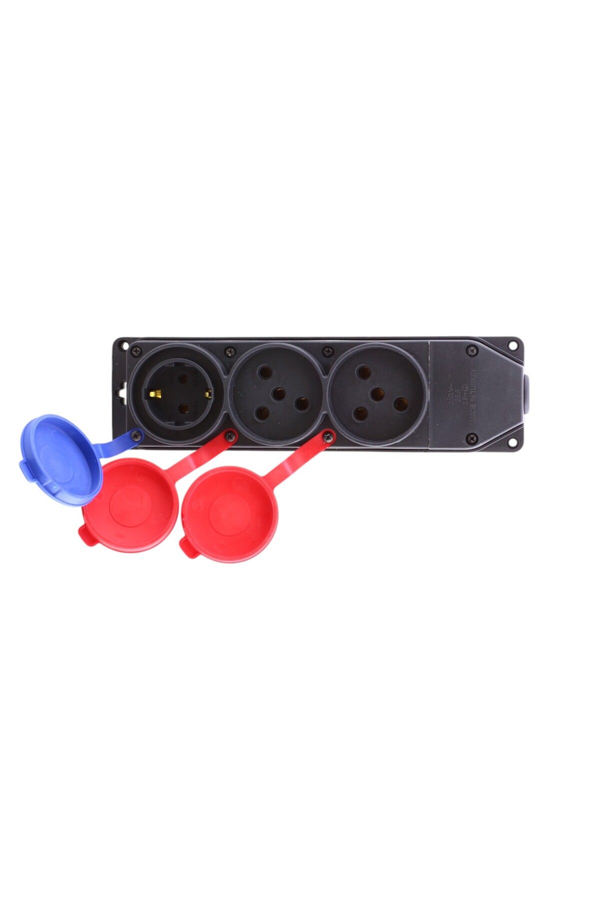 Badem10-2 Three Phase 1 Single Phase 3 Multiplier Group Socket Wireless and Combined Covered Terminal Block Rubberized 3