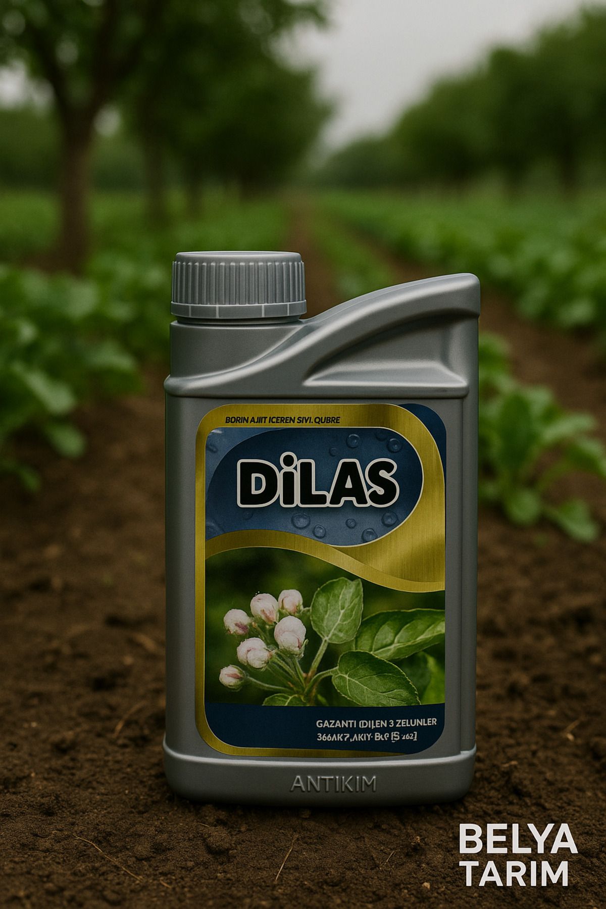 Dila DİLAS Boratlı Sıvı Gübre 1 LT – %7 Bor İçerikli | Sağlıklı Çiçeklenme ve Verimli Meyve