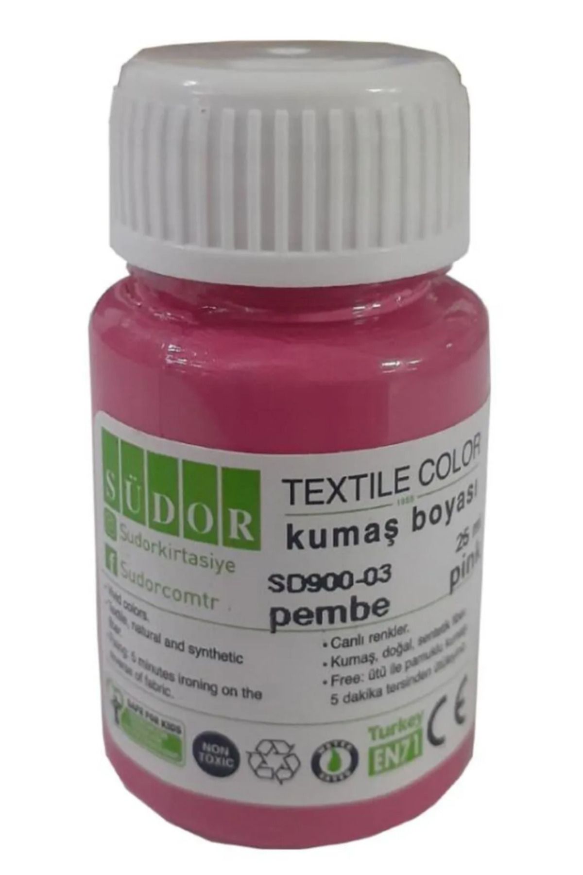 Glanart Kumaş Boyası Tişört Çanta Tekstil Boyası 25 ml 1 Adet südor kumaş boyası