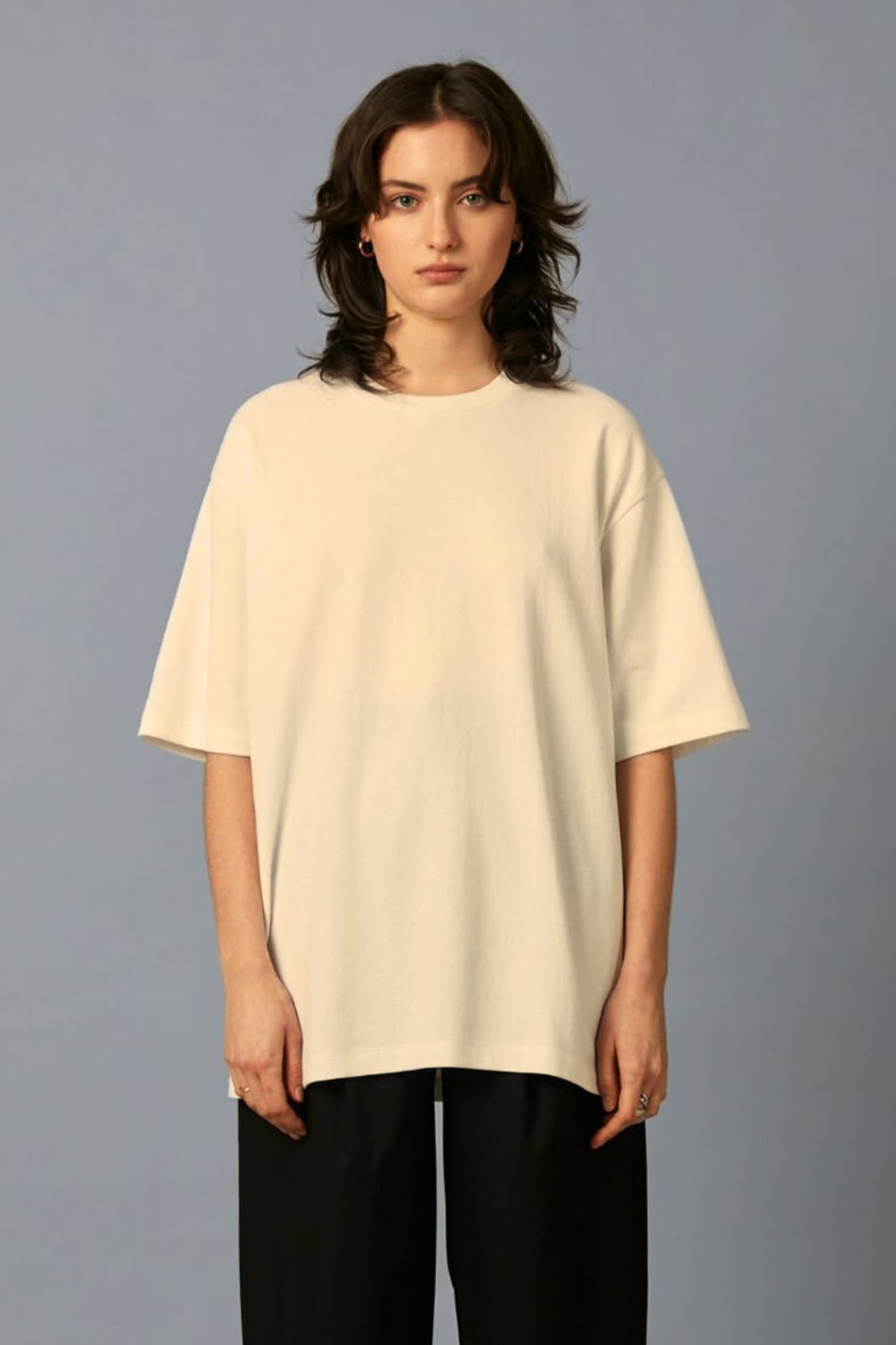 JustBS Kadın Rahat Kesim T-shirt