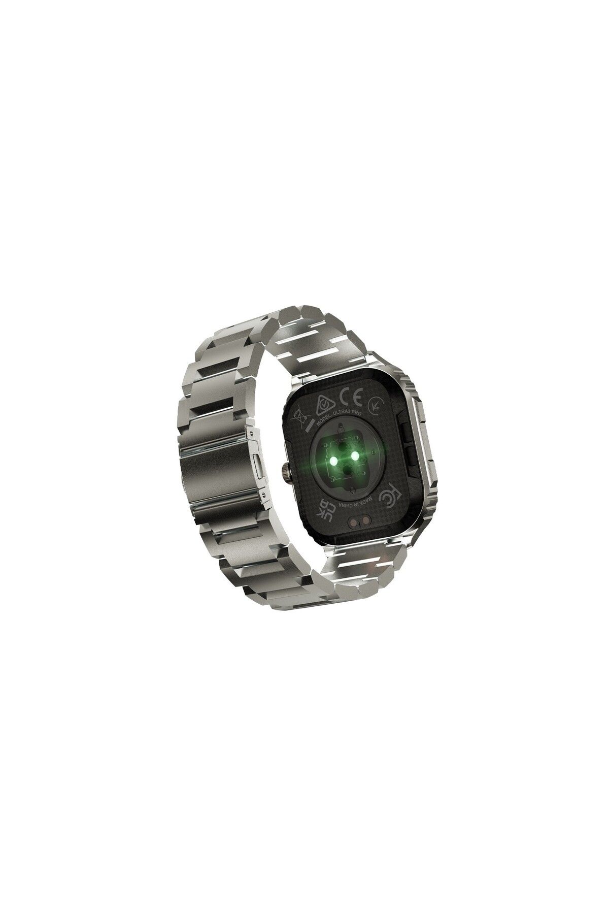 HiFuture-Ultra3 Pro Bluetooth 5.3 Amoled Screen Ip68 2.04 Inch 52mm Smart Watch with Call Feature Silver 2
