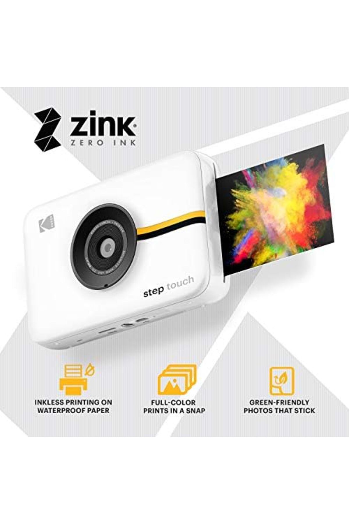 Kodak-Step Touch 13MP Digital Camera & Instant Printer with 3.5 LCD Touchscreen Display 6