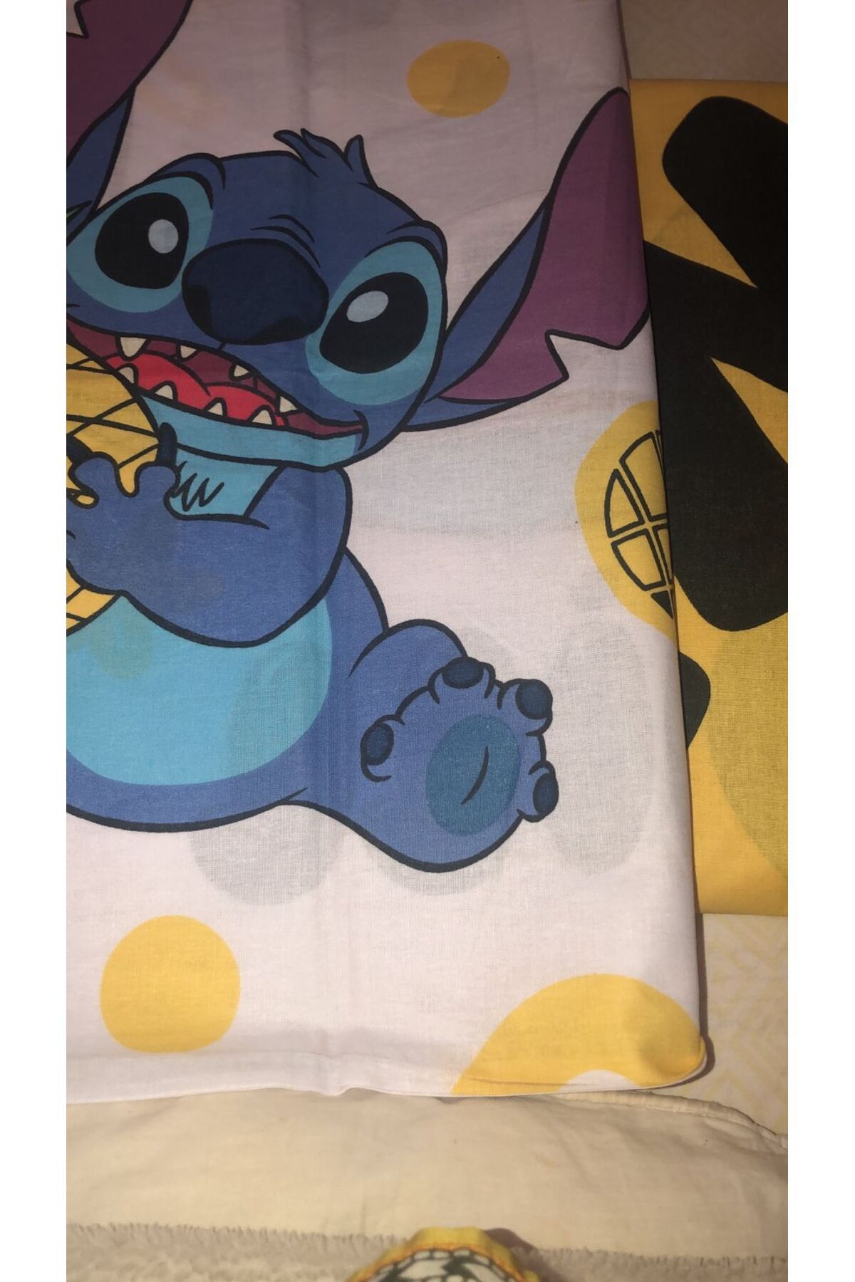 Generic-Kids Stitch Bedsheet Design for Children [ 1 Bedsheet + 1 Pillowcase] 2