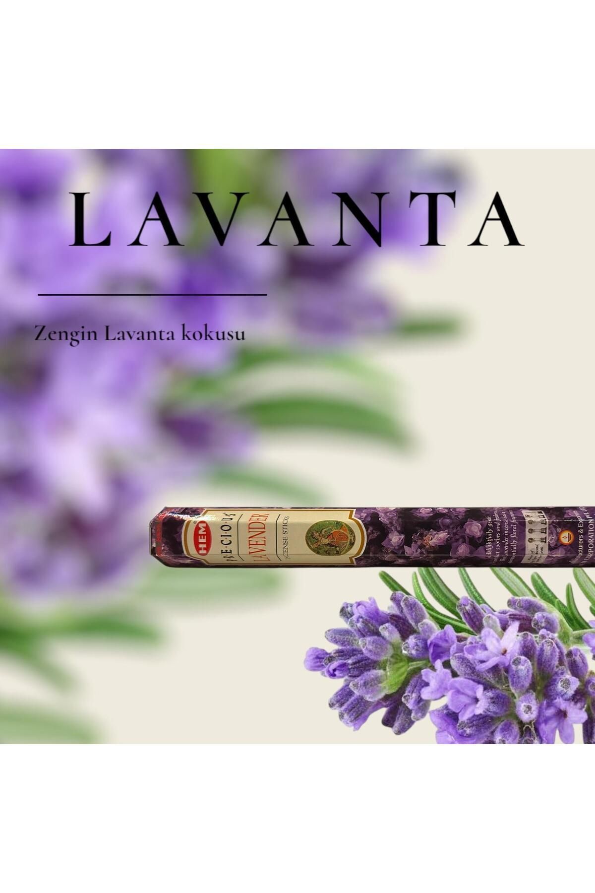 Hem Lavanta Çubuk Tütsü 20 Çubuk